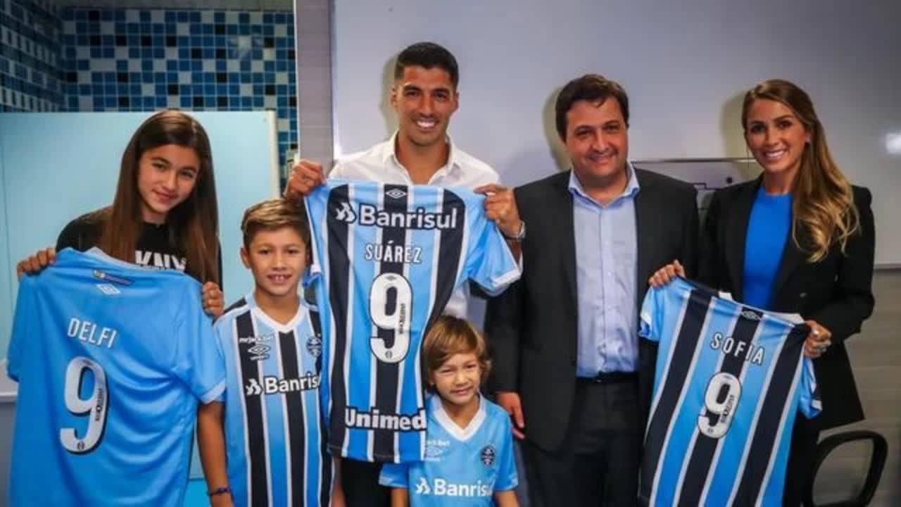 Suárez emociona a torcida do Grêmio ao relatar sua relação com os filhos Tricolor