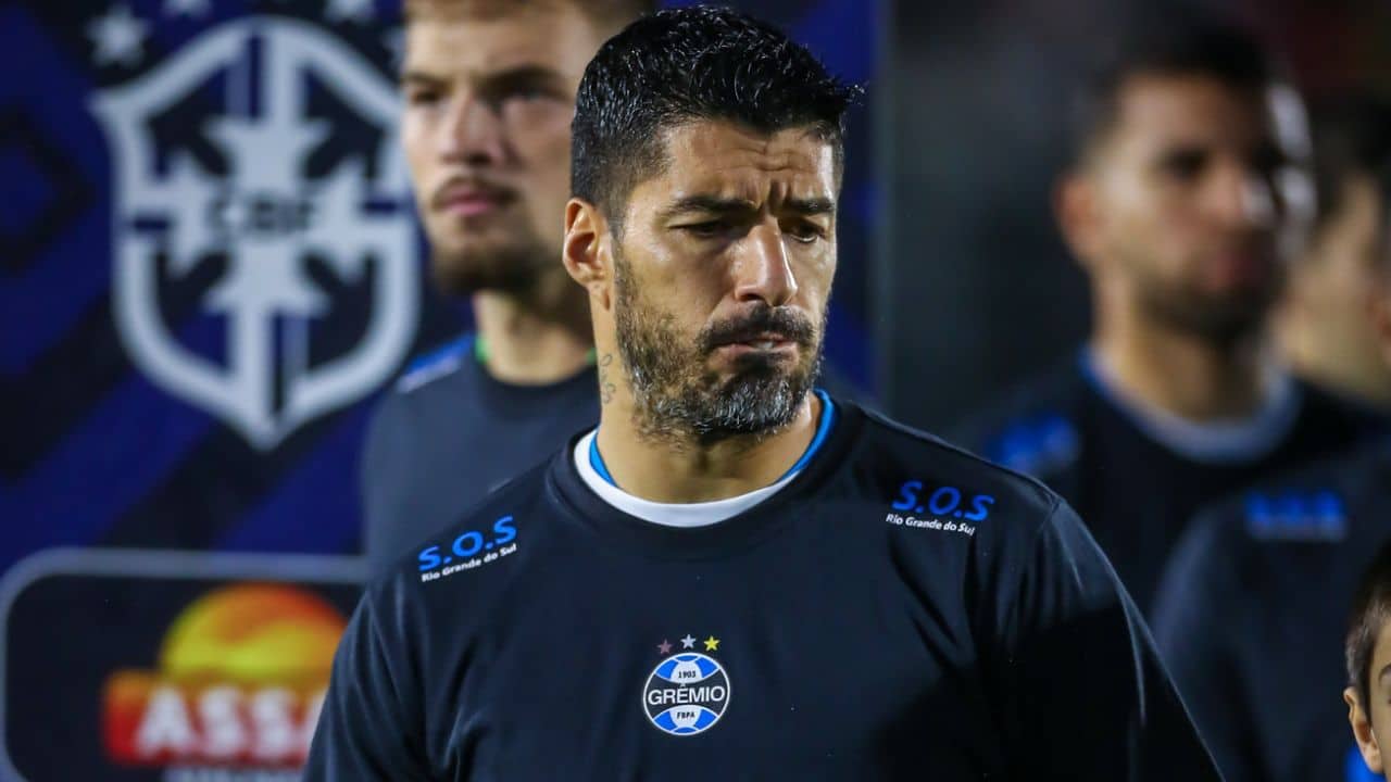 Luis Suárez Grêmio Jejum de gols fora de casa