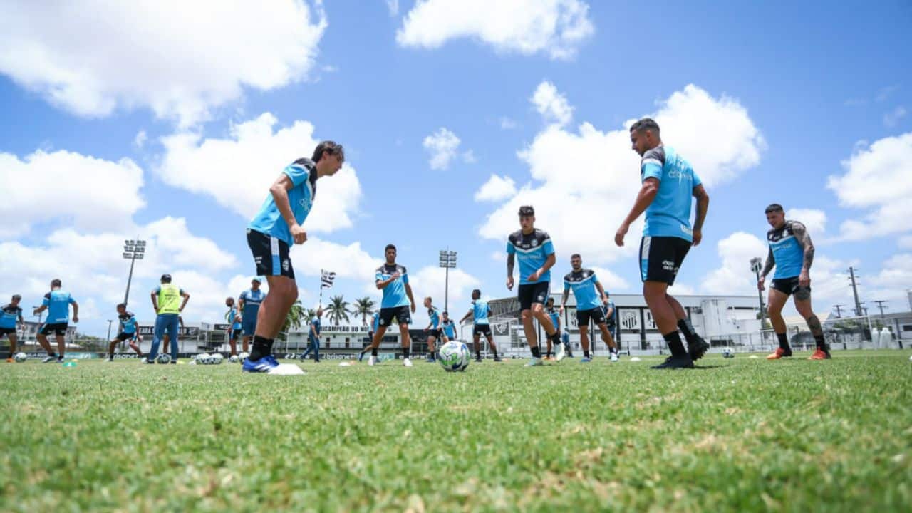 Grêmio treino Fortaleza clima