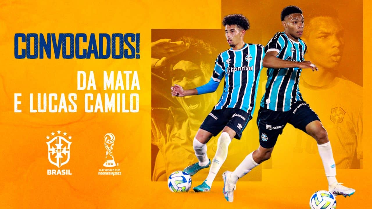 Grêmio Seleção Brasileira Da Mata Lucas Camilo Copa do Mundo sub-17