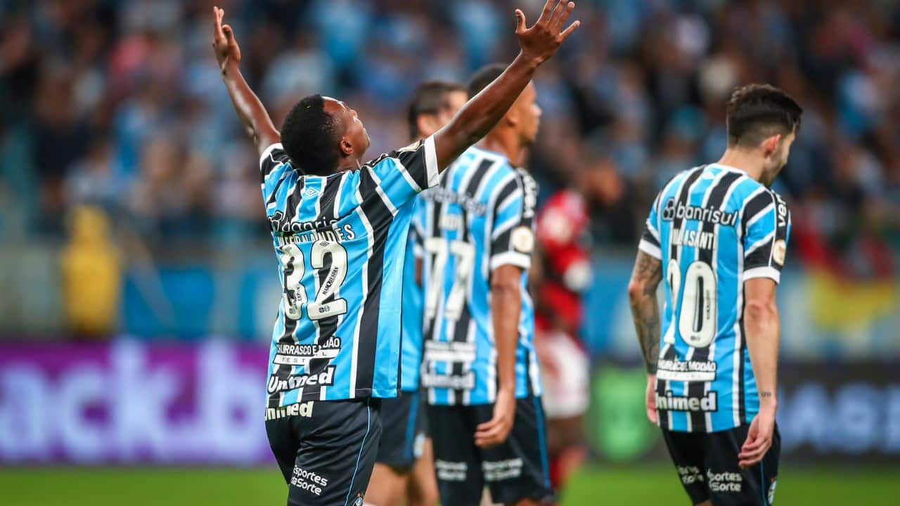 Nathan Fernandes Grêmio x Flamengo Brasileirão 2023