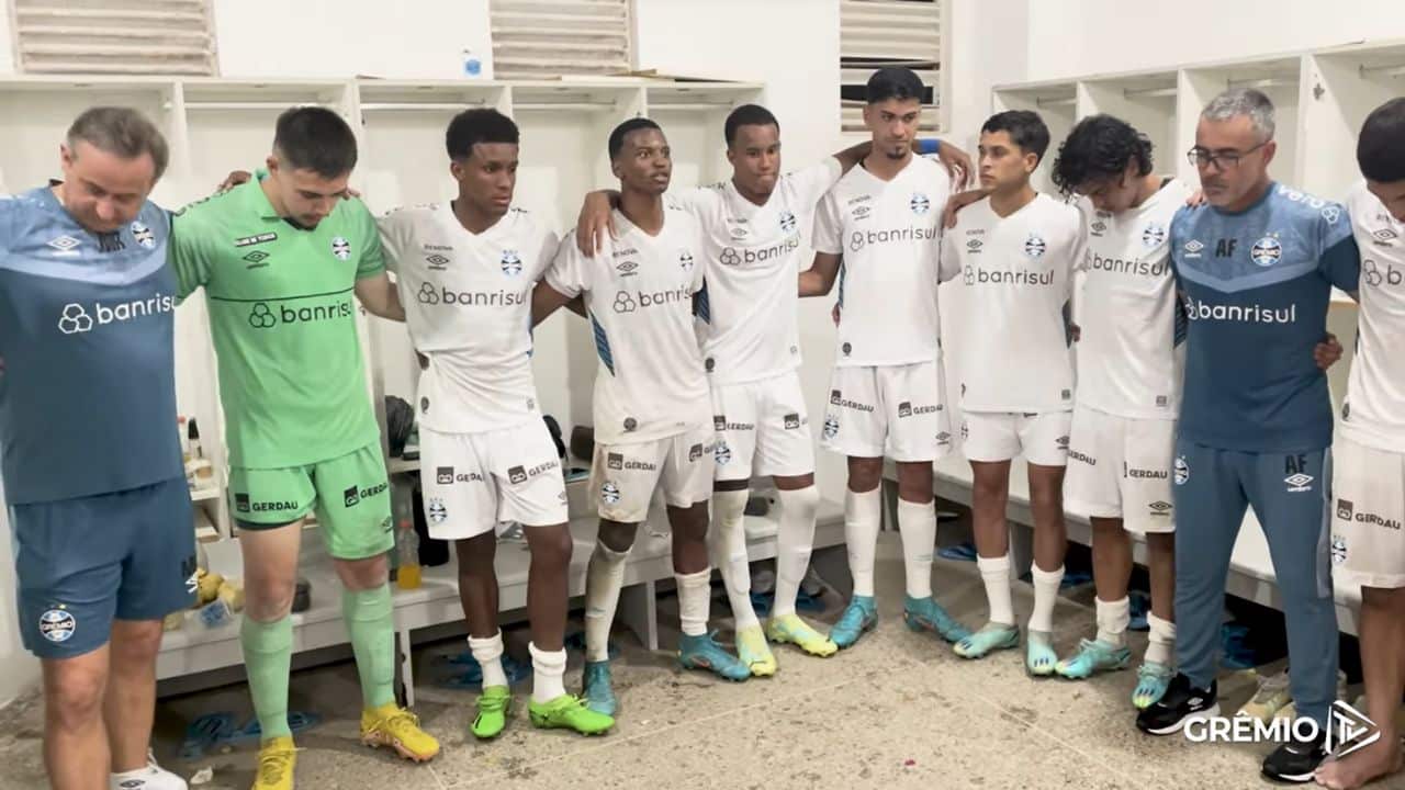 Bastidores - classificação do Grêmio - Copa do Brasil sub-20