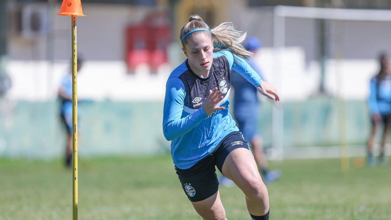 Gurias do Grêmio treino Brasil Ladies Cup Sub-20 2023