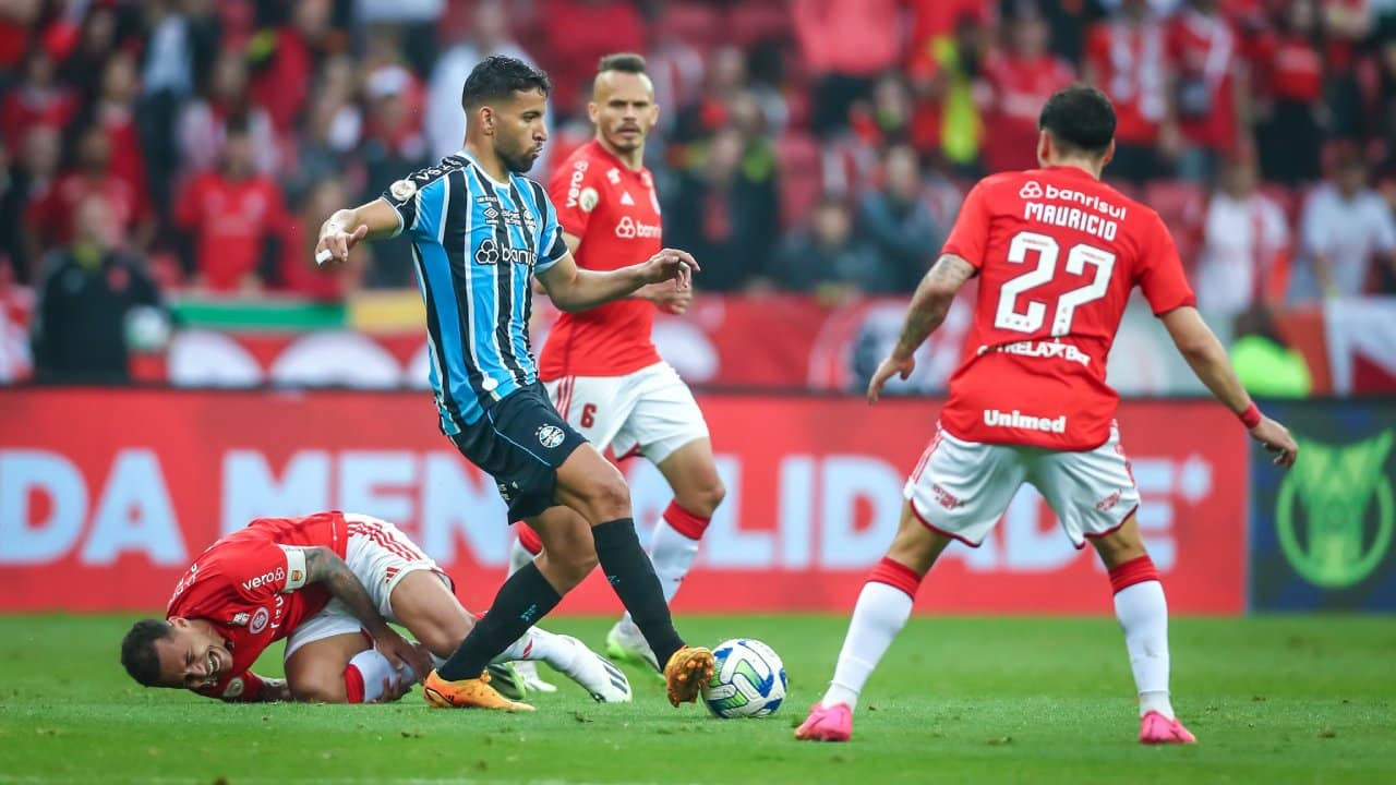 Grêmio - posse de bola e dribles - Brasileirão