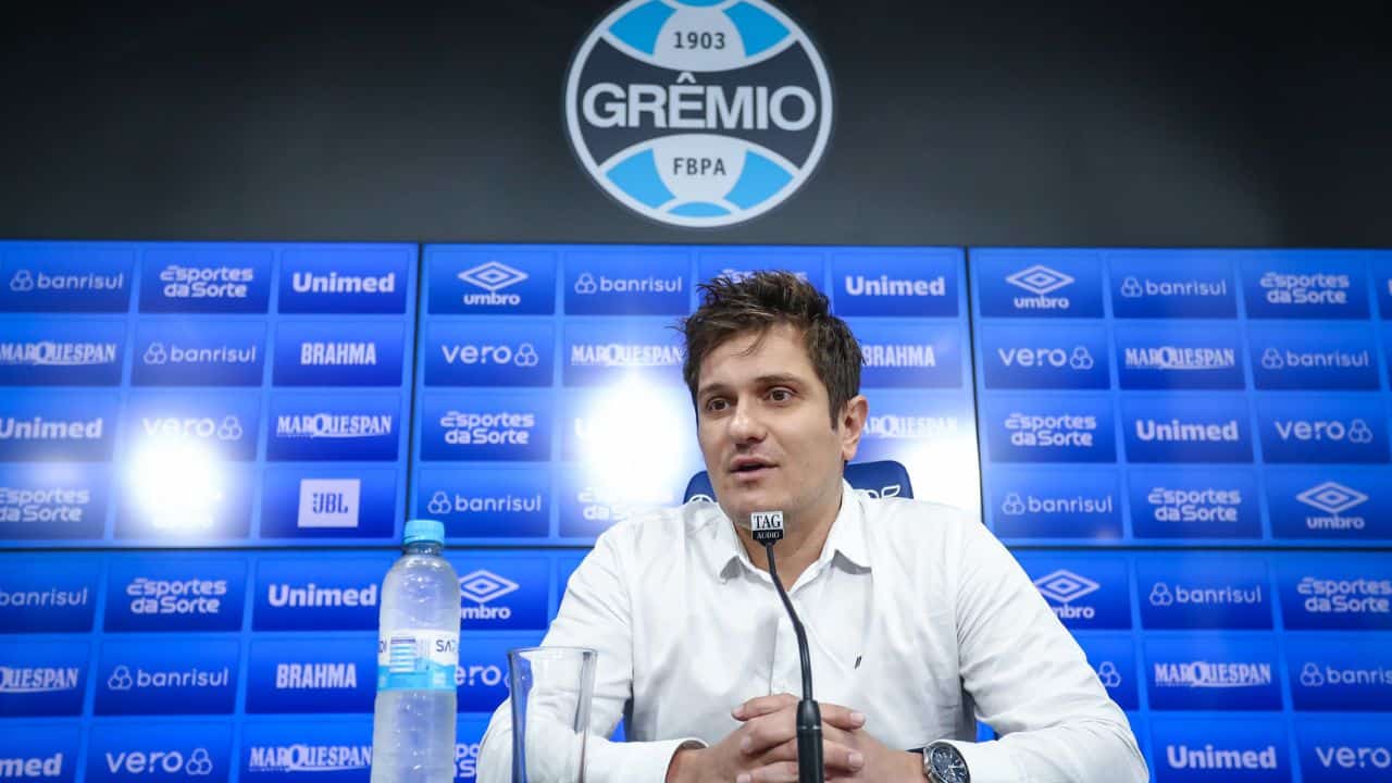 Entrevista coletiva Antonio Brum Grêmio