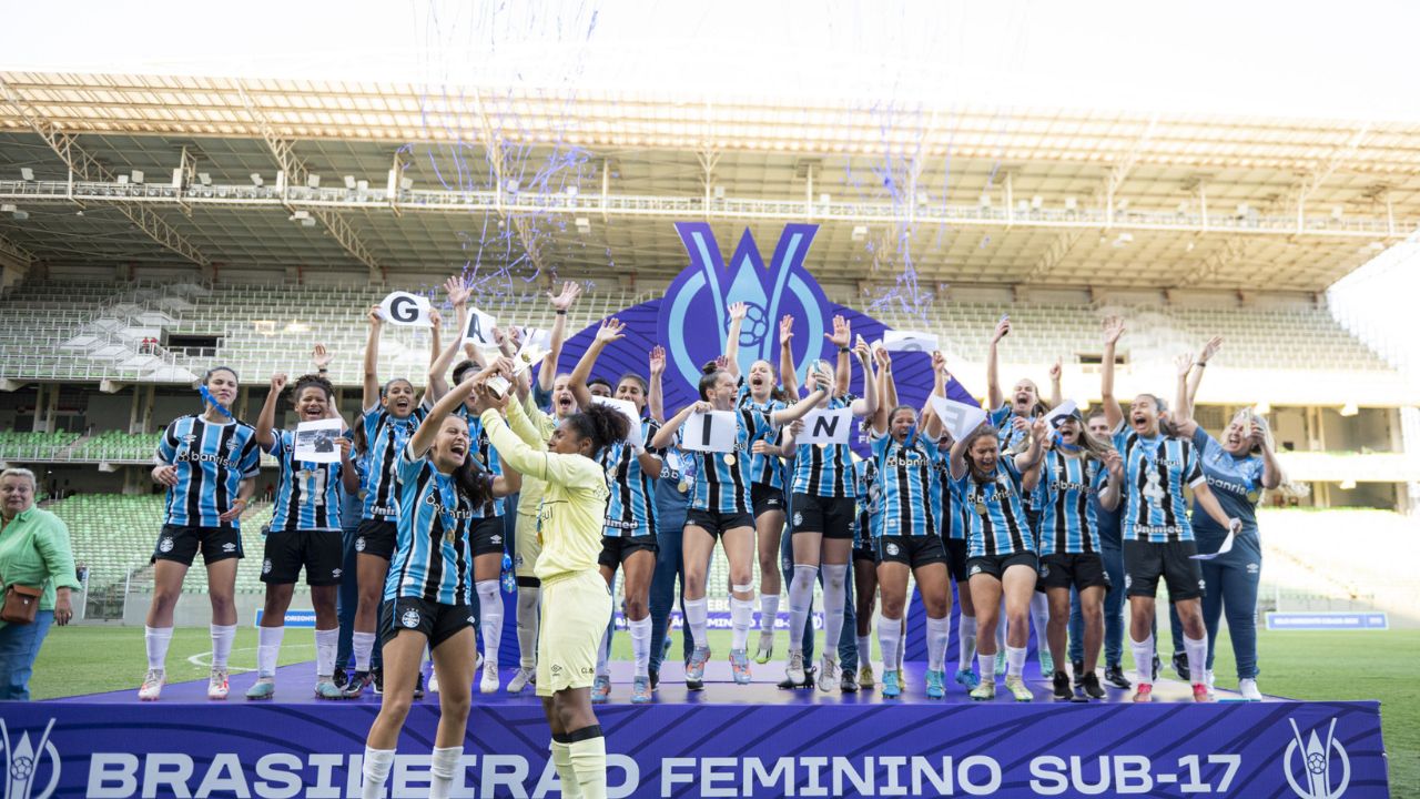 Grêmio x Flamengo Brasileirão Feminino Sub-17 Gurias Gremistas