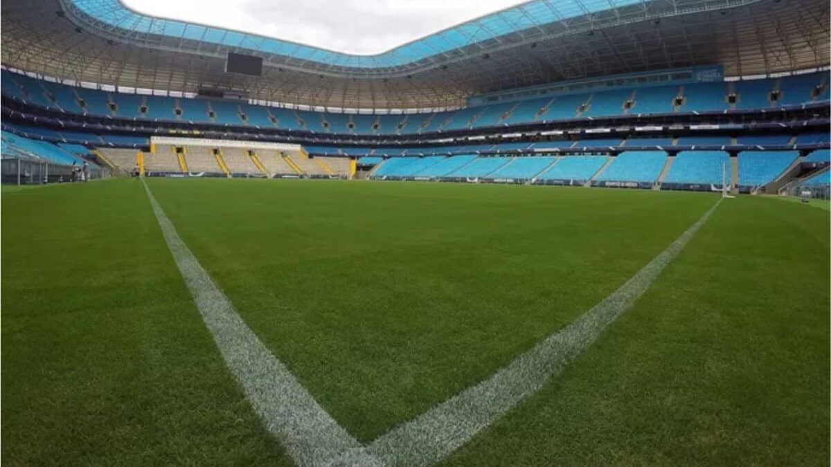 Gramado - da Arena - Grêmio x Goiás