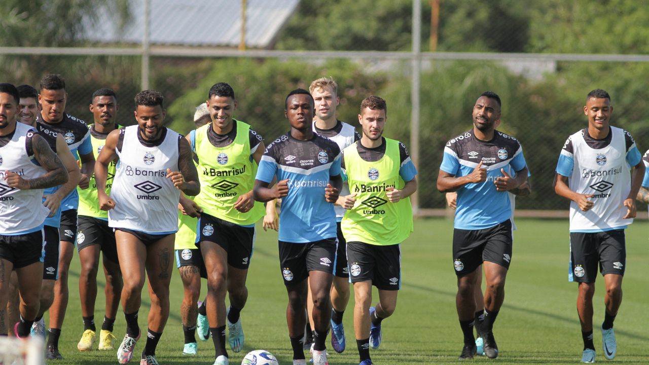 Grêmio treino Atlético-MG