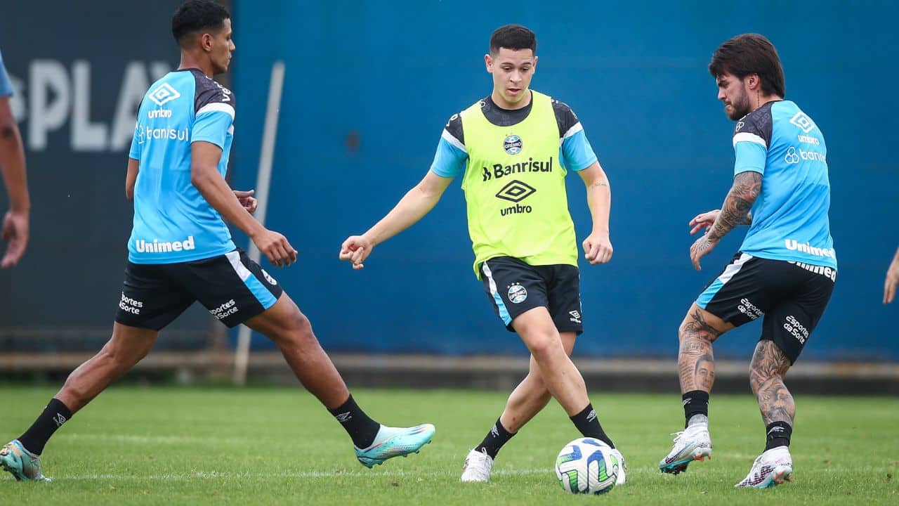 Treino do Grêmio Renato Portaluppi