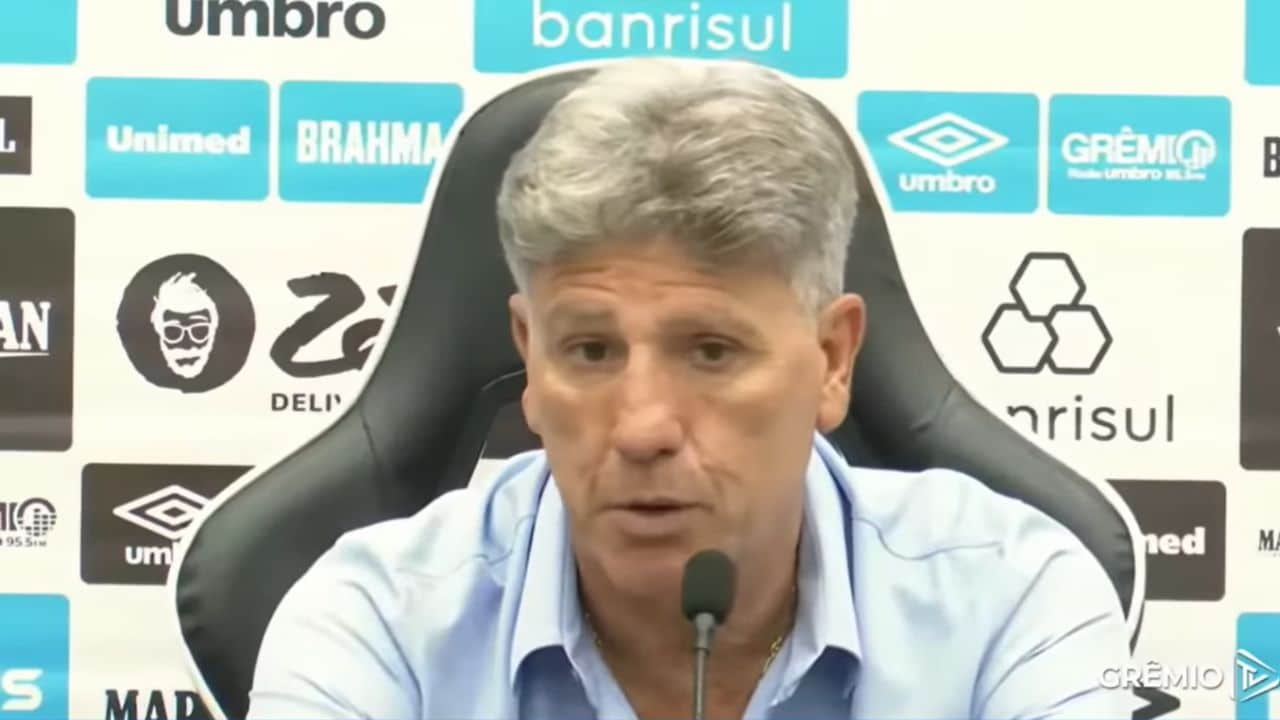 Vídeo: - após derrota do Grêmio e confusão no fim do jogo - Renato elogia Hulk