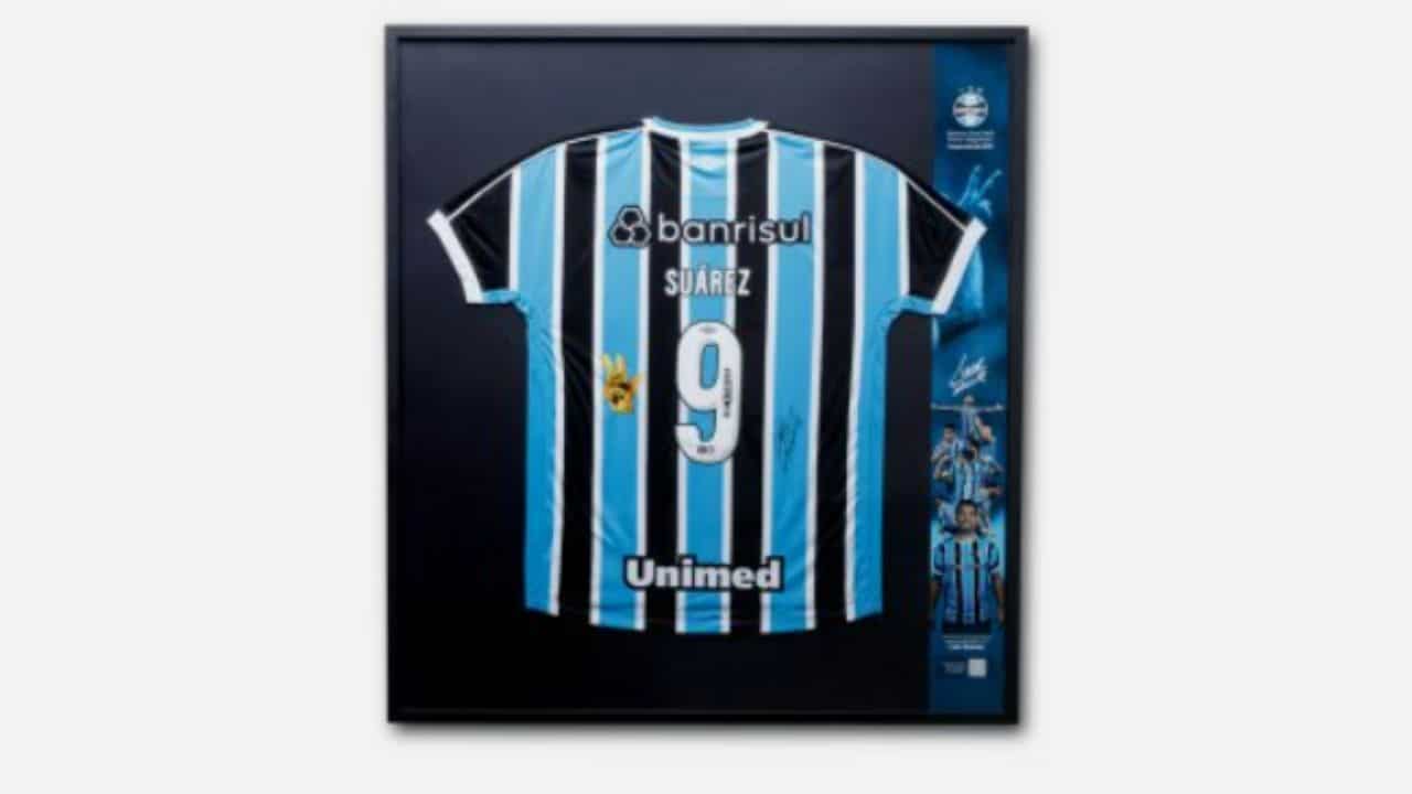 Grêmio lança camisa especial - autografada por Suárez - confira o valor