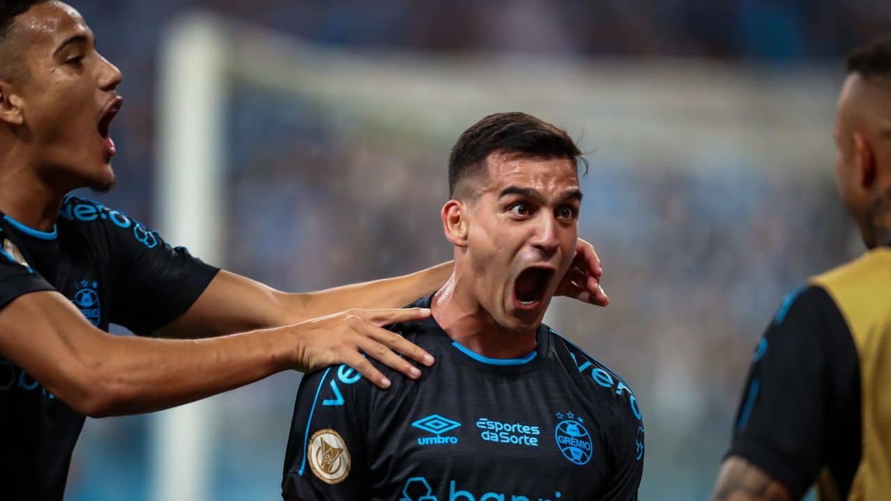 Cristaldo Grêmio x Goiás Brasileirão 2023