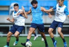 Diego Costa treino do Grêmio