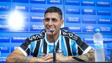 Apresentação de Cristian Pavón pelo Grêmio.
