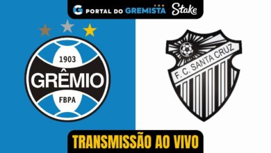 Ao Vivo: Grêmio x Santa Cruz