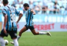 Estreia de Diego Costa com a camisa do Grêmio/ Grêmio 4x1 Guarany de Bagé