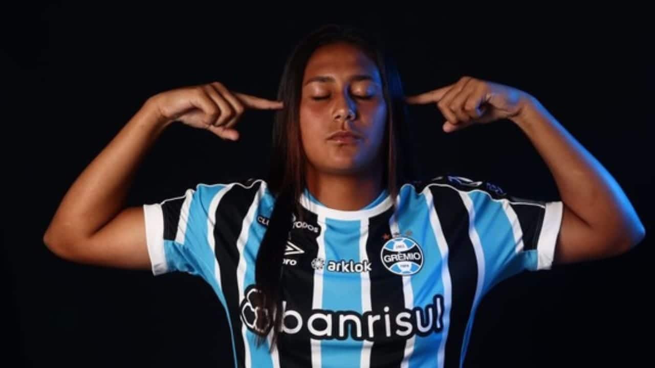 Gisele Silva, jogadora do Sub20 do Grêmio