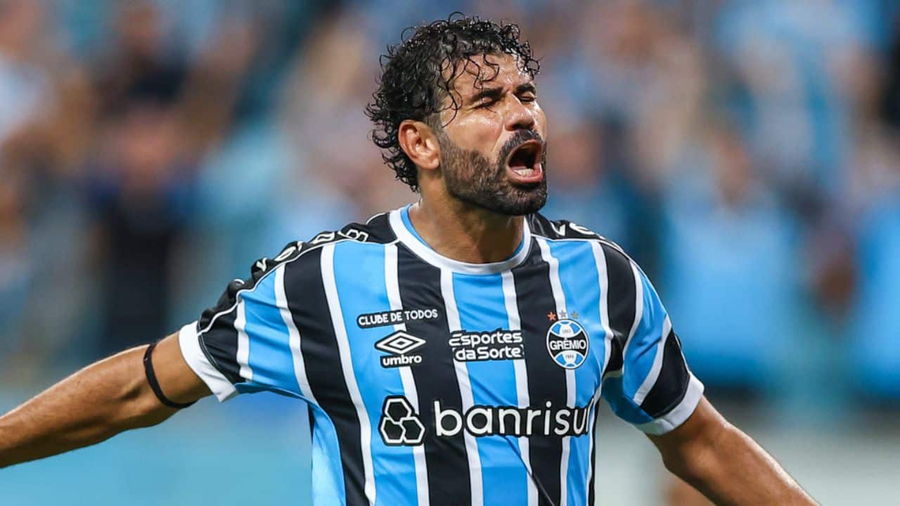 Diego costa gol Grêmio