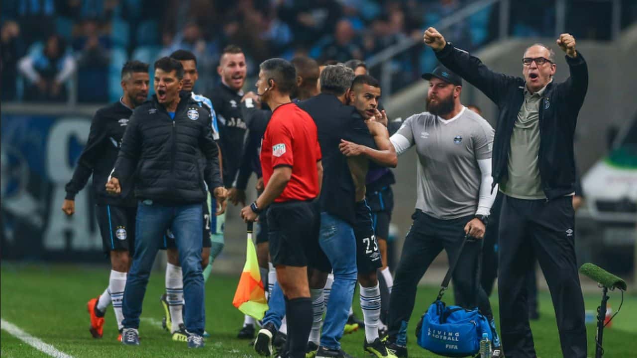 Grêmio x Estudiantes em 2018 na Libertadores