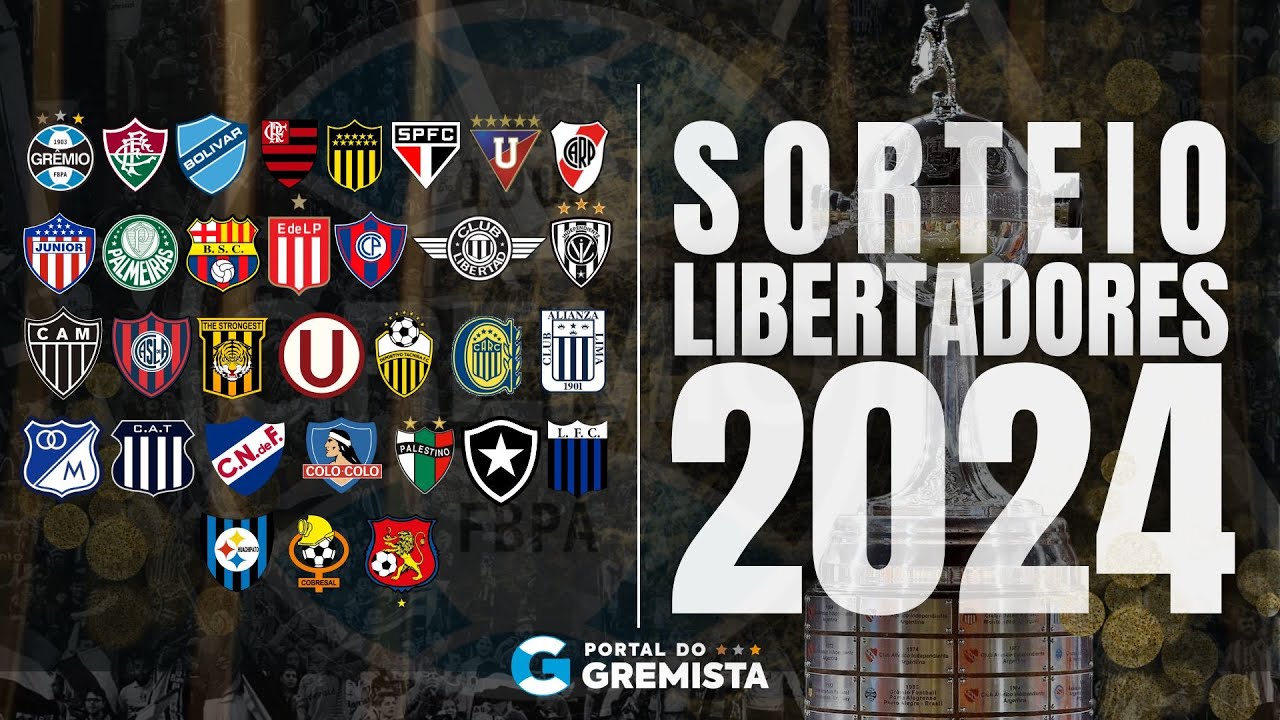 Acompanhe AO VIVO pelo Portal do Gremista o sorteio da Libertadores da América