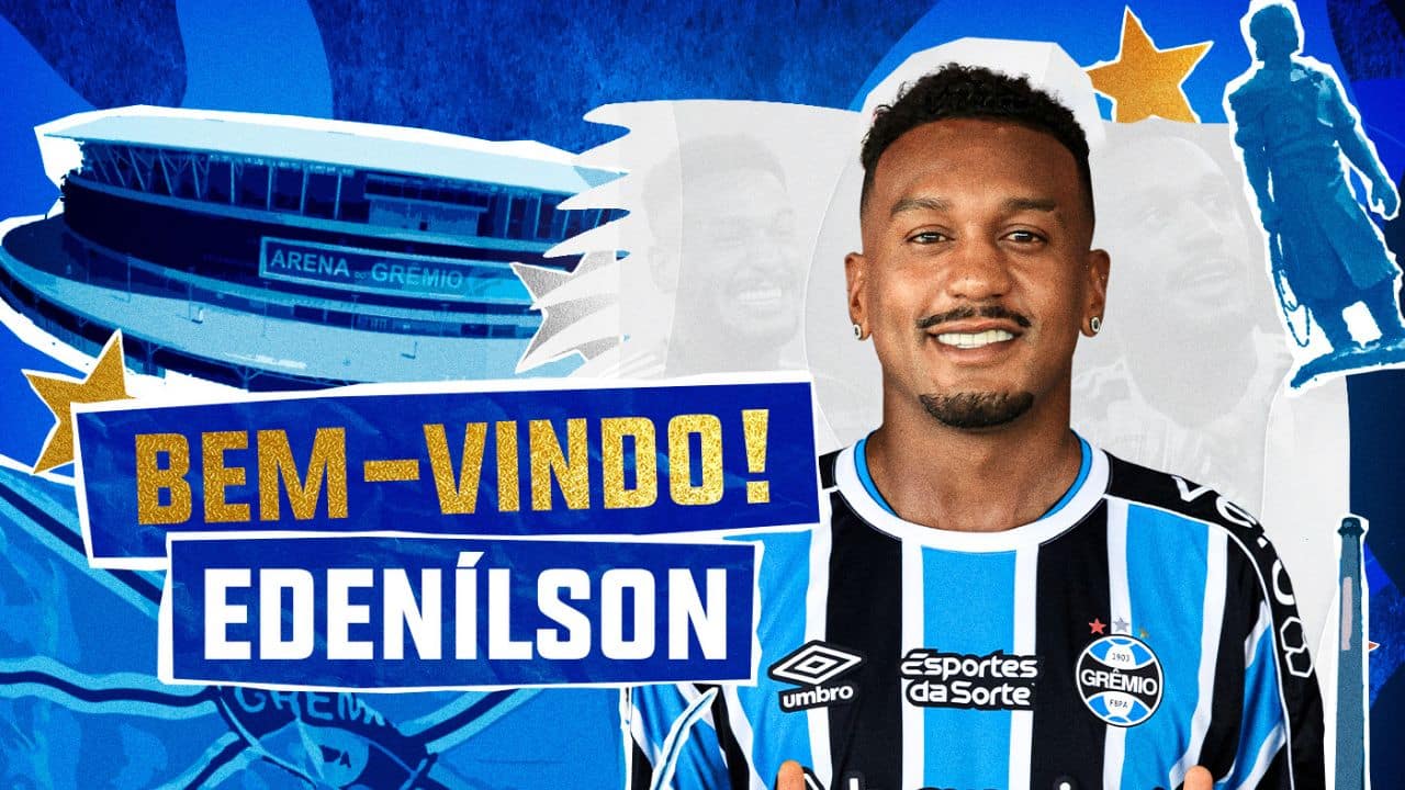 41? Confira o número que Edenilson utilizará no Grêmio