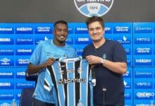 41? Edenilson é apresentado no Grêmio e número da camisa do jogador surpreende