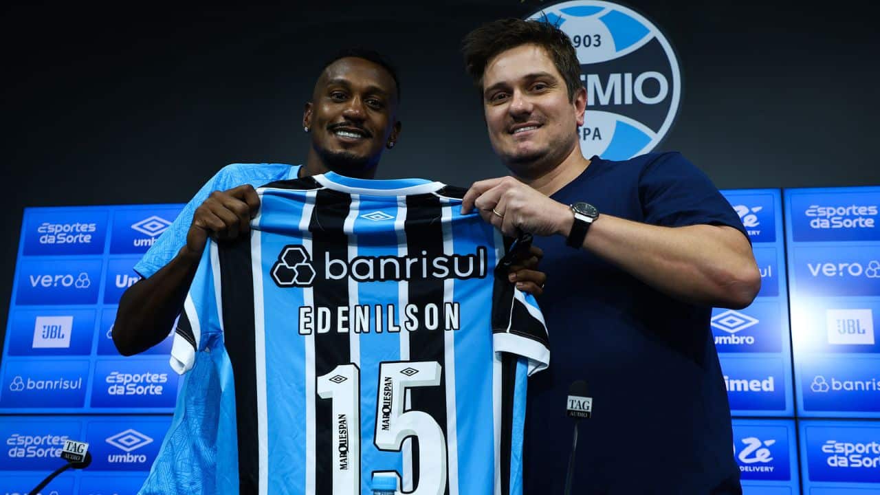Edenílson abre o jogo sobre vestir a camisa 41 no Grêmio