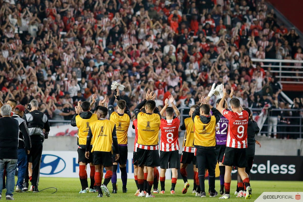 Estudiantes - vitória contra o the strongest na libertadores