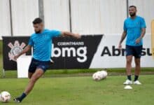 Treino com bola - Pepe e JP Galvao Grêmio