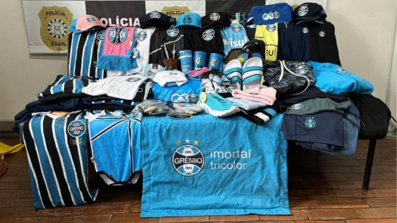 Policia faz apreensão de parte dos produtos furtados na Gremiomania 