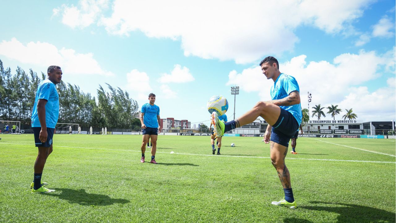 Treino do Grêmio no Ceara 