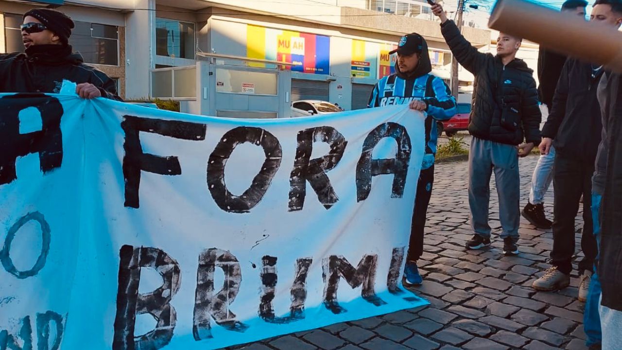 Grêmio protesto