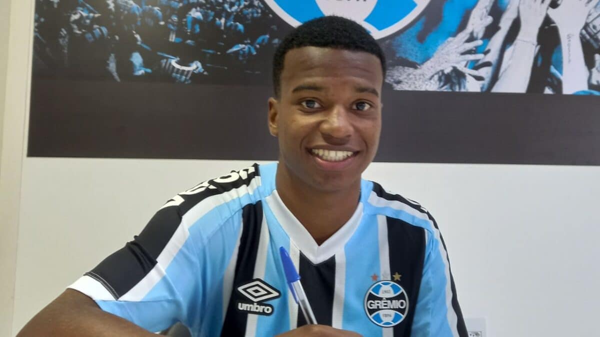 Jogador Kaick - sub 20 grêmio