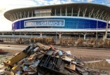 Nova foto do entorno da Arena do Grêmio é divulgada e cenário é estarrecedor