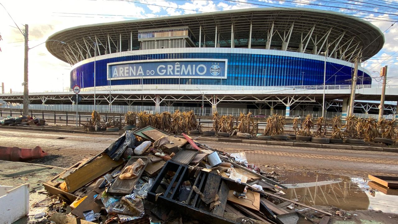 Nova foto do entorno da Arena do Grêmio é divulgada e cenário é estarrecedor