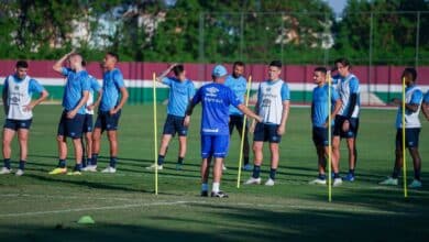 portaldogremista.com.br novo reforco do gremio aparece treinando com bola e pode ser relacionado diante do flamengo novo reforco gremio treinando relacionado flamengo 1