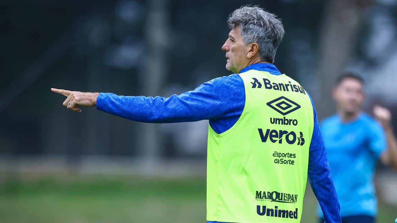 Renato Portaluppi treino do Grêmio