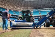 Troca de gramado na Arena evolui e anima os bastidores do Grêmio