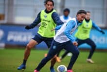 Bastidores do treino do Grêmio após empate contra o Palmeiras