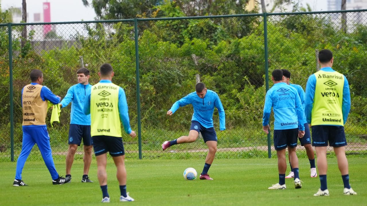 Treino jogadores Grêmio