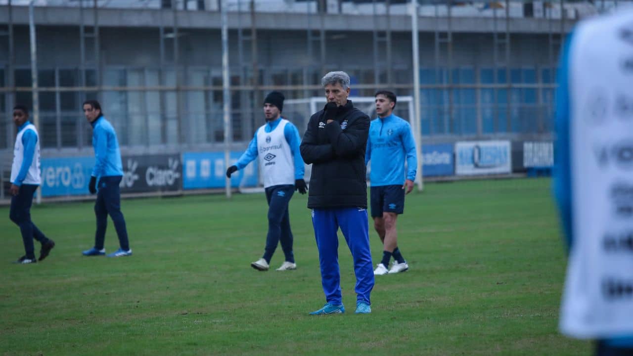 Renato Portaluppi treino do grêmio