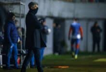 Renato Portaluppi em campo contra o Cruzeiro gremio hoje