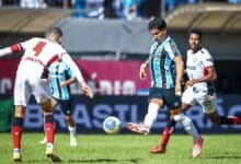 Os números de Matías Arezo em sua estreia pelo Grêmio