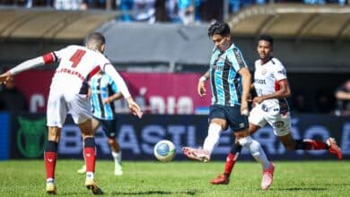 Os números de Matías Arezo em sua estreia pelo Grêmio