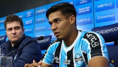 Os números de Matías Arezo em sua estreia pelo Grêmio