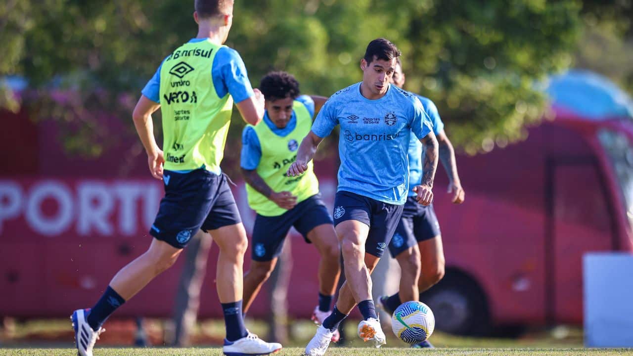 Renato Portaluppi - Cristaldo- Jogadores Treino Grêmio