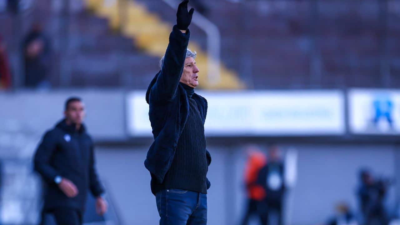 Renato Portaluppi no Estádio Centenário. Grêmio,