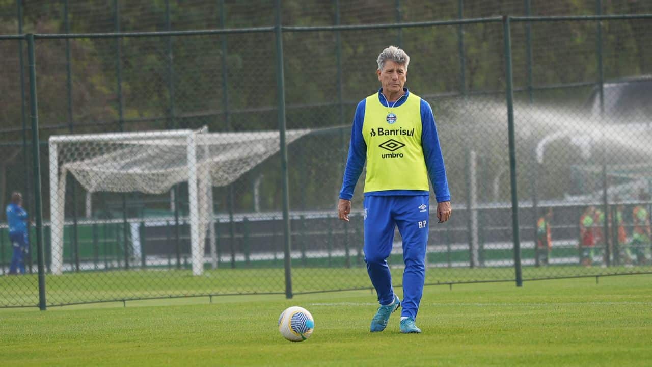 Renato Portaluppi treino Grêmio