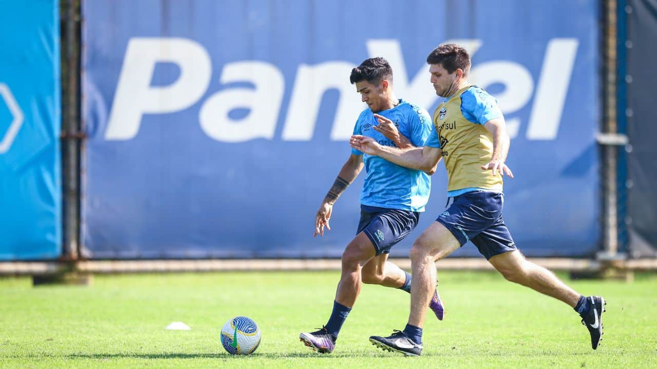 A preparação do Grêmio para encarar o Athletico-PR pelo Brasileirão