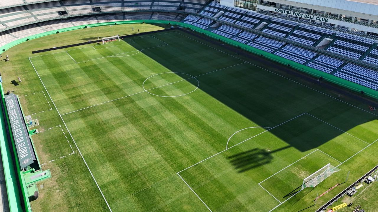 gramado do couto pereira para Grêmio x Corinthians